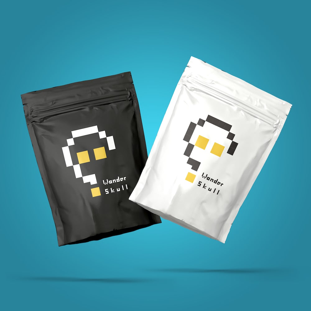 Wonder Skull coffee bags