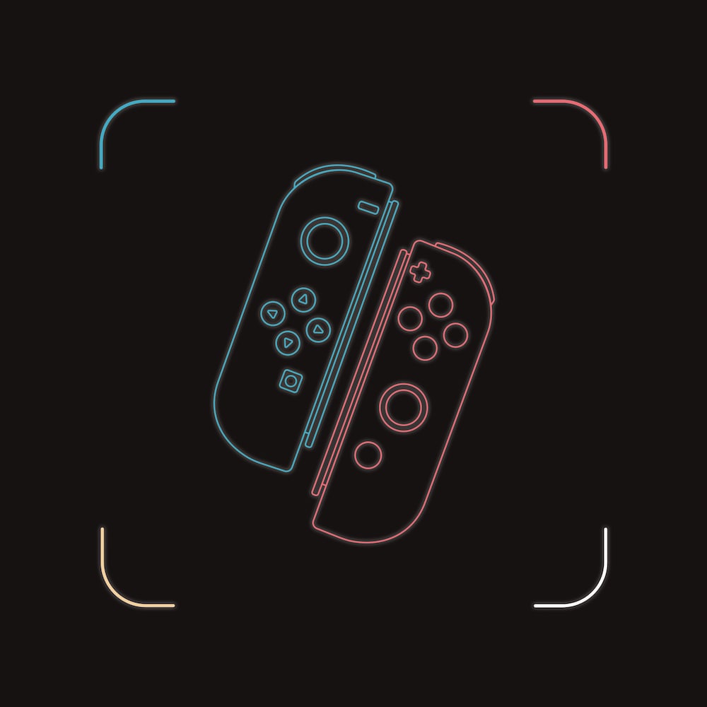Joy-Con in neon