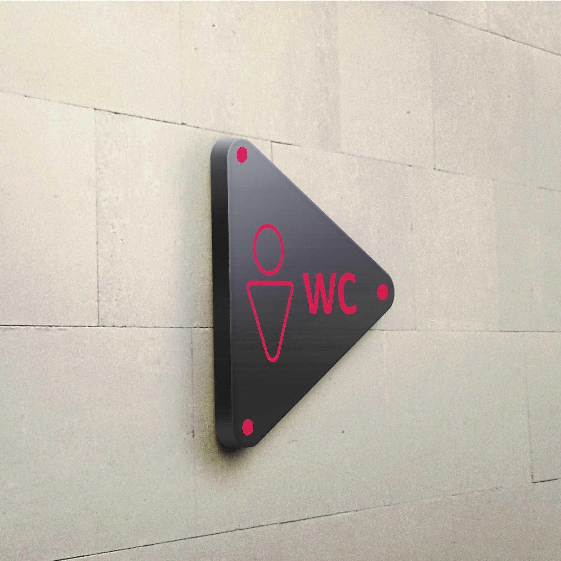 On the wall